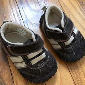 Pediped Leather sole brown shoes